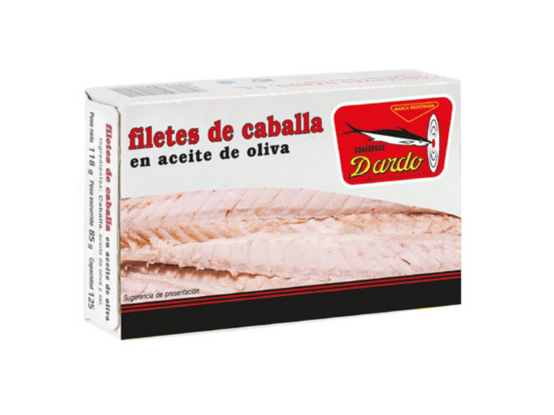 FILETE DE CABALLA EN ACEITE DE OLIVA